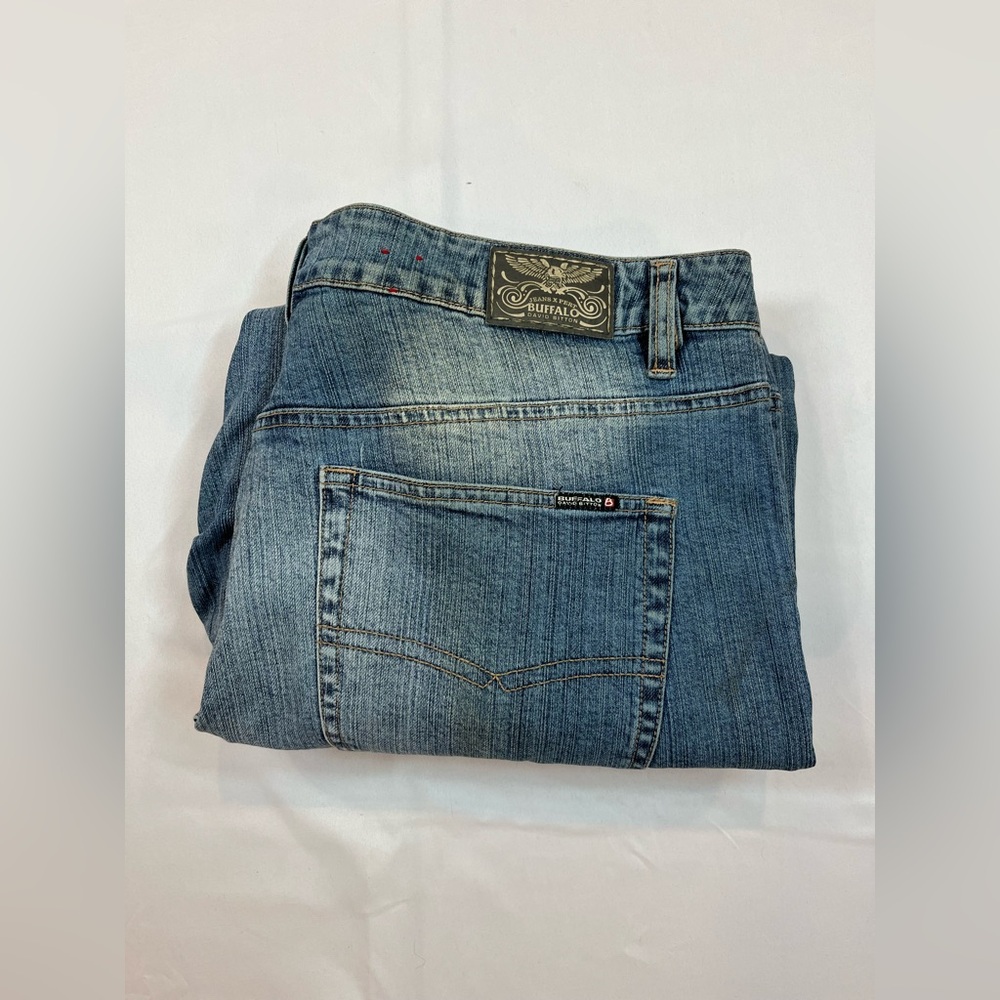 Buffalo David Bitton Men's Jeans Size 38 Game-X Relaxed Fit Blue Denim‎ Pants